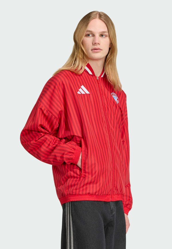 adidas Performance ADIDAS PERFORMANCE FC BAYERN MUENCHEN STADIUM TRACK TOP - Club wear - better scarlet   team victory red