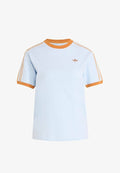 adidas Originals SUMMER GLOW ADVANCED THREE STRIPES - Print T-shirt - crystal sky