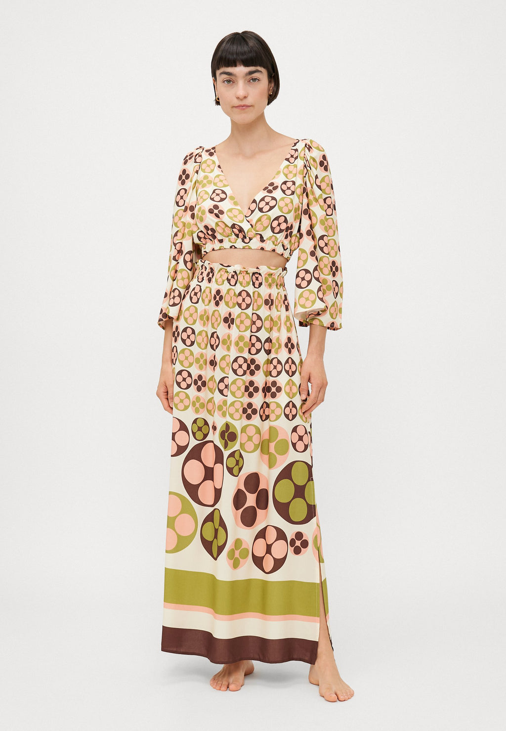 ADRIANA DEGREAS GIARDINO SKIRT SET