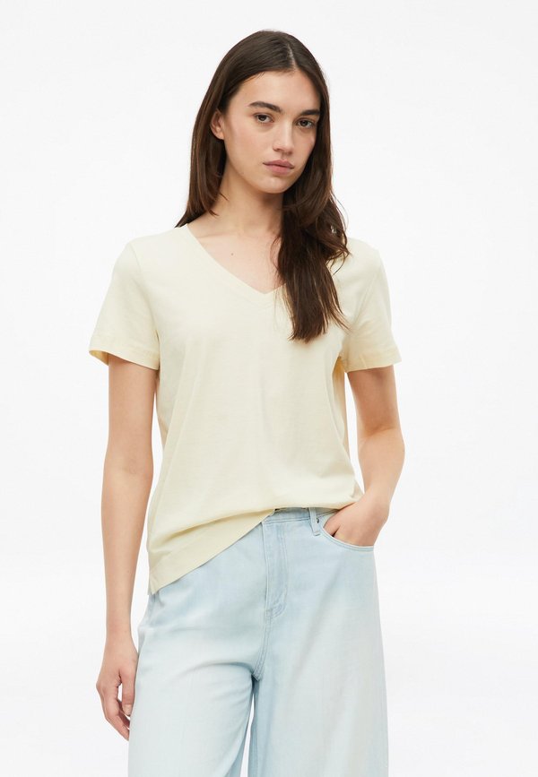 s.Oliver T-SHIRT - Basic T-shirt - helles beige