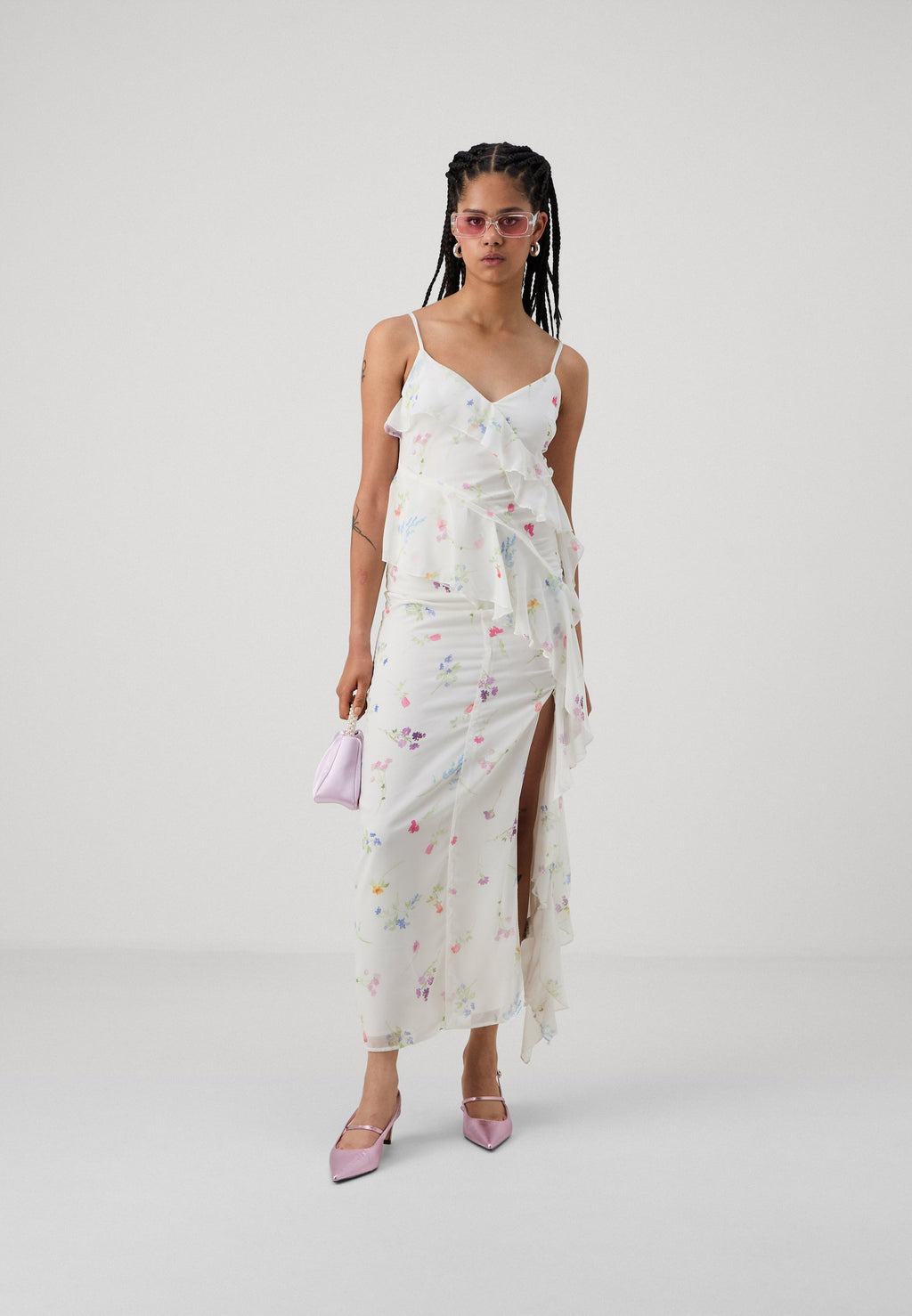 Gina Tricot FRILL MAXI DRESS