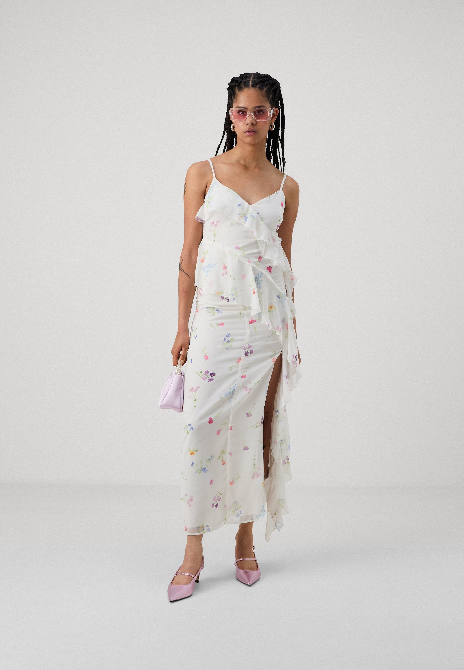 Gina Tricot FRILL MAXI DRESS