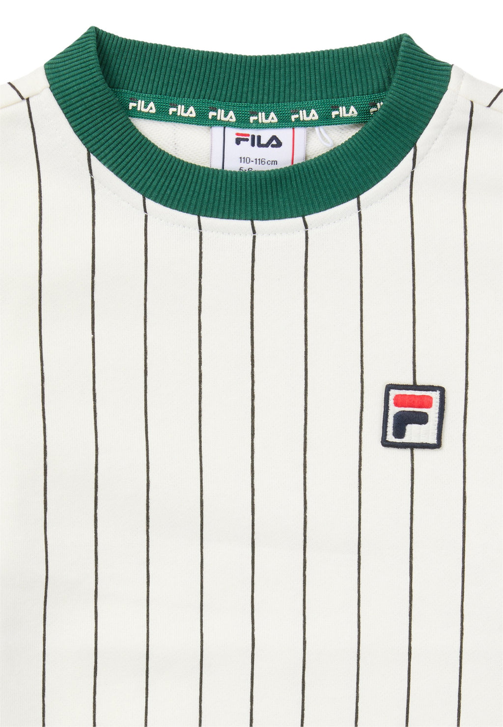APPAREL LUBACO REGULAR PINSTRIPED CREWNECK Media 2