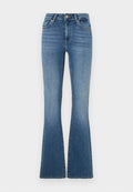 ONLY Flared fit ONLBLUSH Mid waist - Flared Jeans - medium blue denim