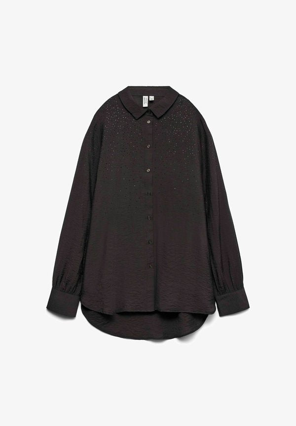 Vero Moda VMHERDIS - Button-down blouse - asphalt