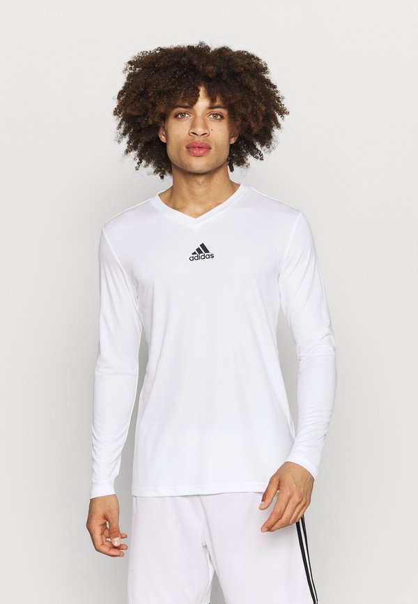 adidas Performance TEAM BASE TEE - Long sleeved top - white