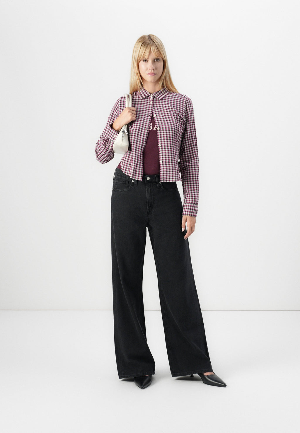 GAP FITTED CROPPED SHIRT