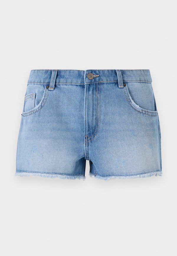 ONLY ONLDEMY - Denim shorts - light blue denim