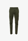 s.Oliver PHOENIX MIT WASCHUNG - Cargo trousers - olivgrün