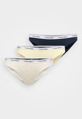 Calvin Klein Underwear ICON LOGO 3 PACK - Briefs - shoreline/snow heather/pear sorbe