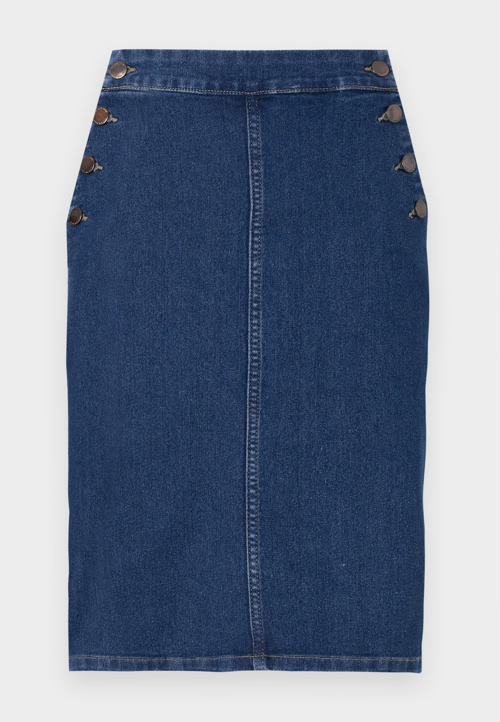 ONLY ONLHUSH BUTTON MIDI SKIRT