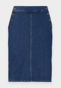 ONLY ONLHUSH BUTTON MIDI SKIRT