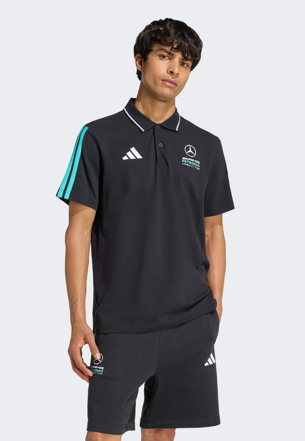 adidas Performance MERCEDES - AMG PETRONAS FORMULA 1 TEAM DNA   - Polo shirt - black   semi mint rush