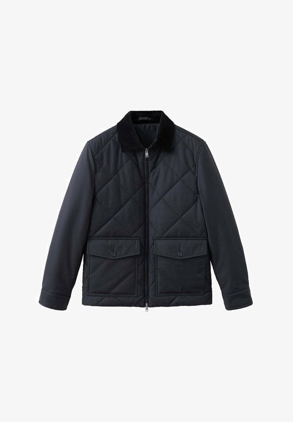 Mango Winter jacket - dark blue