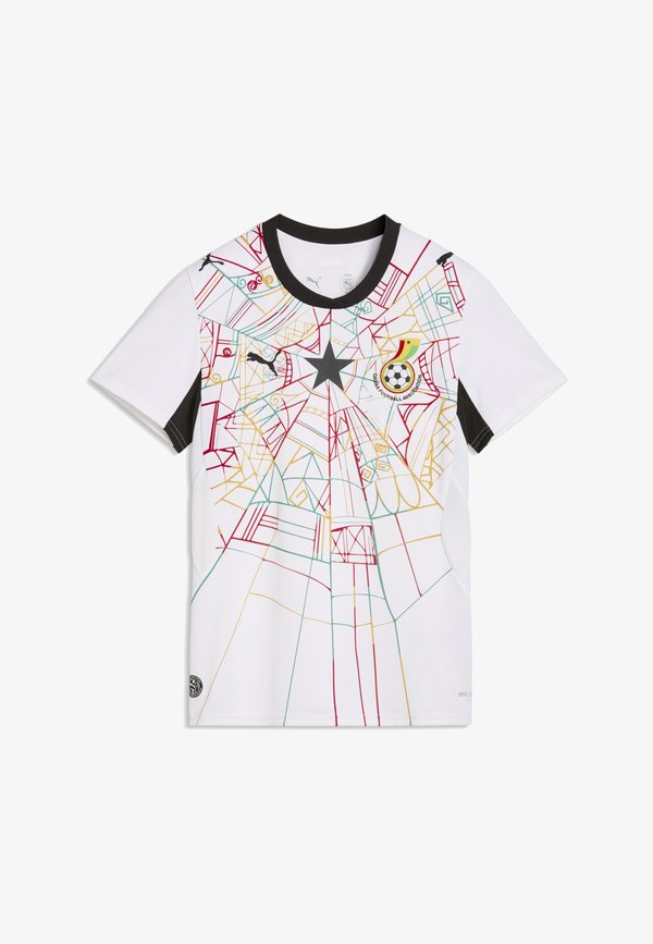 Puma GHANA 2026 HEIMTRIKOT - Football jersey - white- black