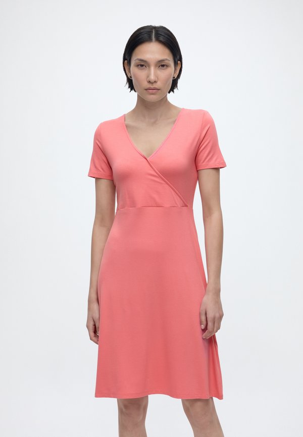 TOM TAILOR Jersey dress - soft coral pink