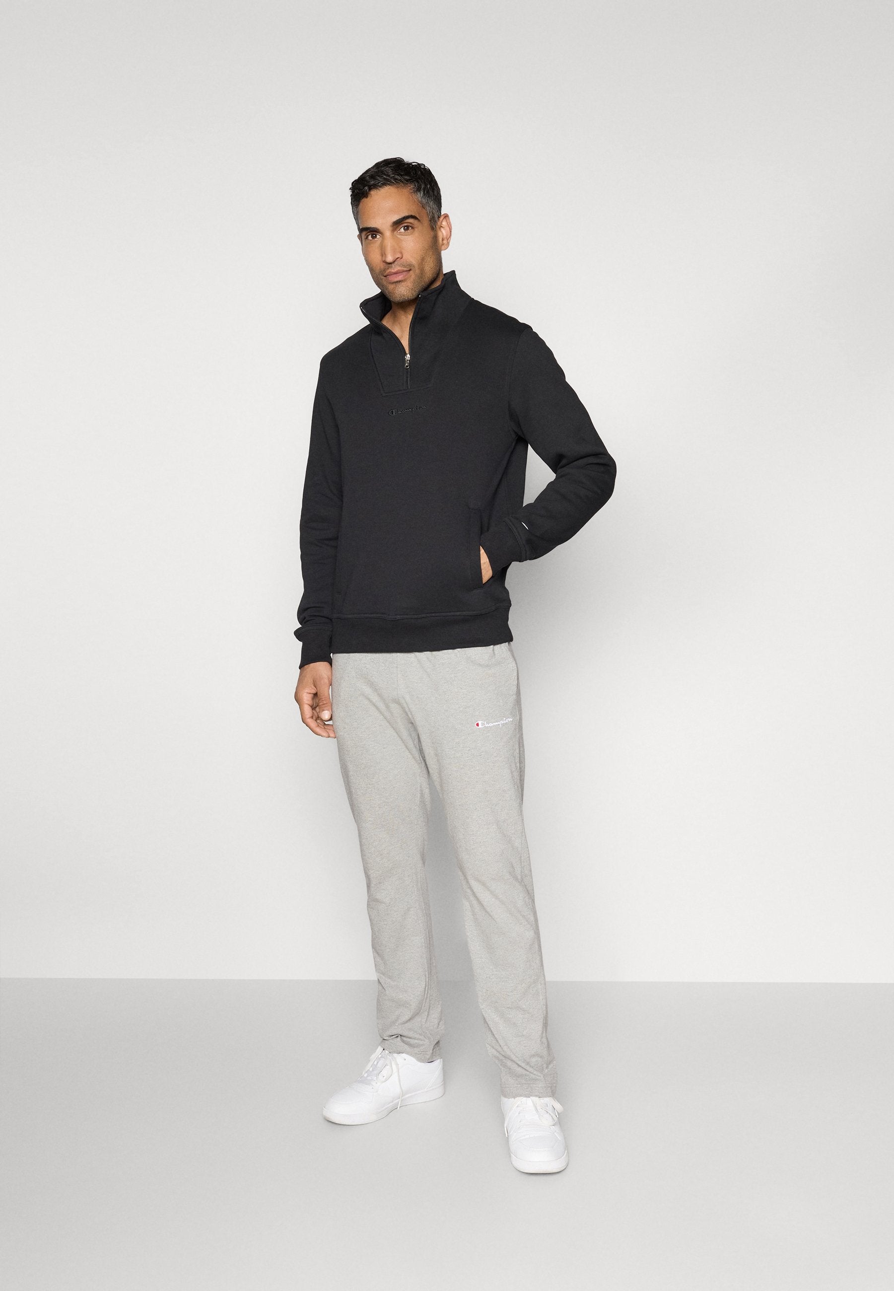 Champion ICONS TONAL HALF ZIP SMALL LOGO