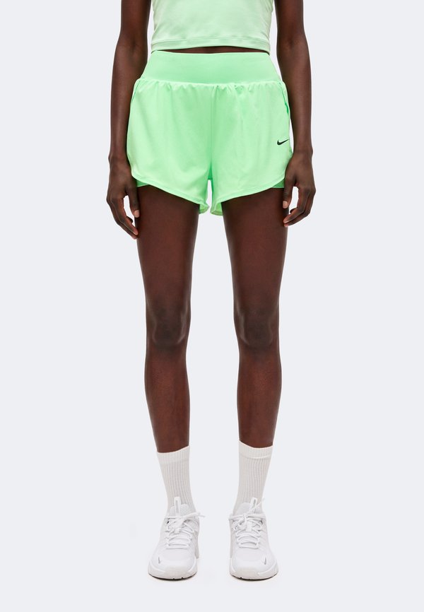 Nike Performance W NP DF SCULPT 2N1 3IN HR SHRT - 2-in-1 shorts - illusion green/black