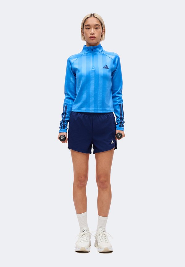 adidas Performance HYPERGLAM 3-STRIPES EMBOSS 1/4 ZIP COVER UP