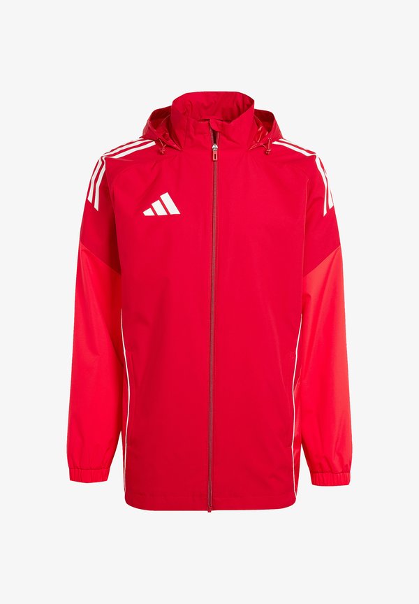 adidas Performance ALLWETTER TIRO COMPETITION REGEN - Training jacket - rotlila