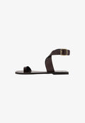 Mango ADULT - T-bar sandals - dark brown