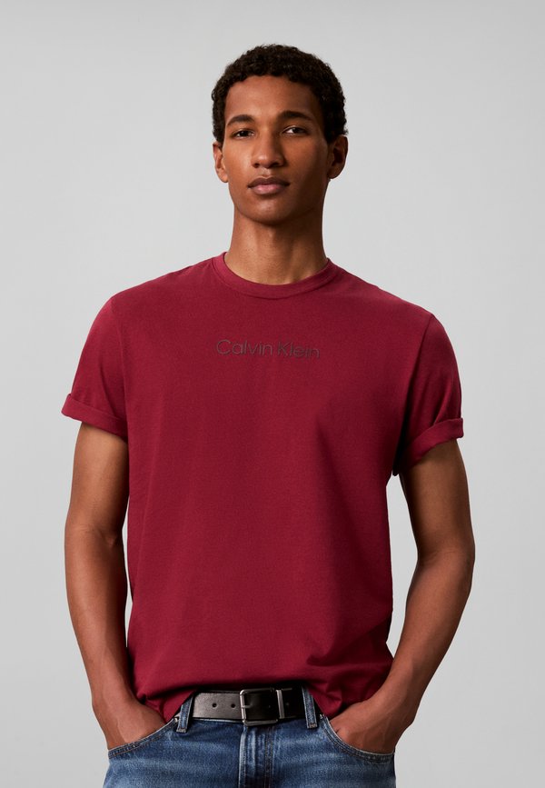 Calvin Klein STANDARD LOGO CREWNECK TEE - Basic T-shirt - rhododendron