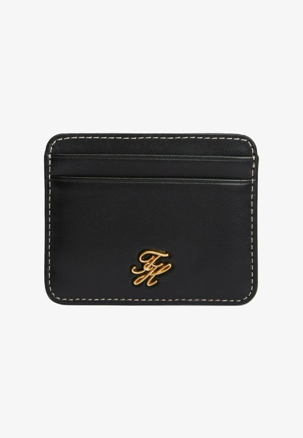 Tommy Hilfiger LOGO PLAQUE  - Business card holder - black