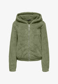 ONLY ONLNEWANNA - Fleece jacket - dunkelgrün