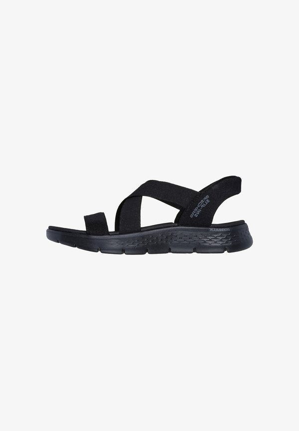 Skechers GO WALK FLEX  - GLIMMER - Sandals - black