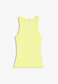 Bershka BASIC RIBBED - VEST TOP - Top - yellow
