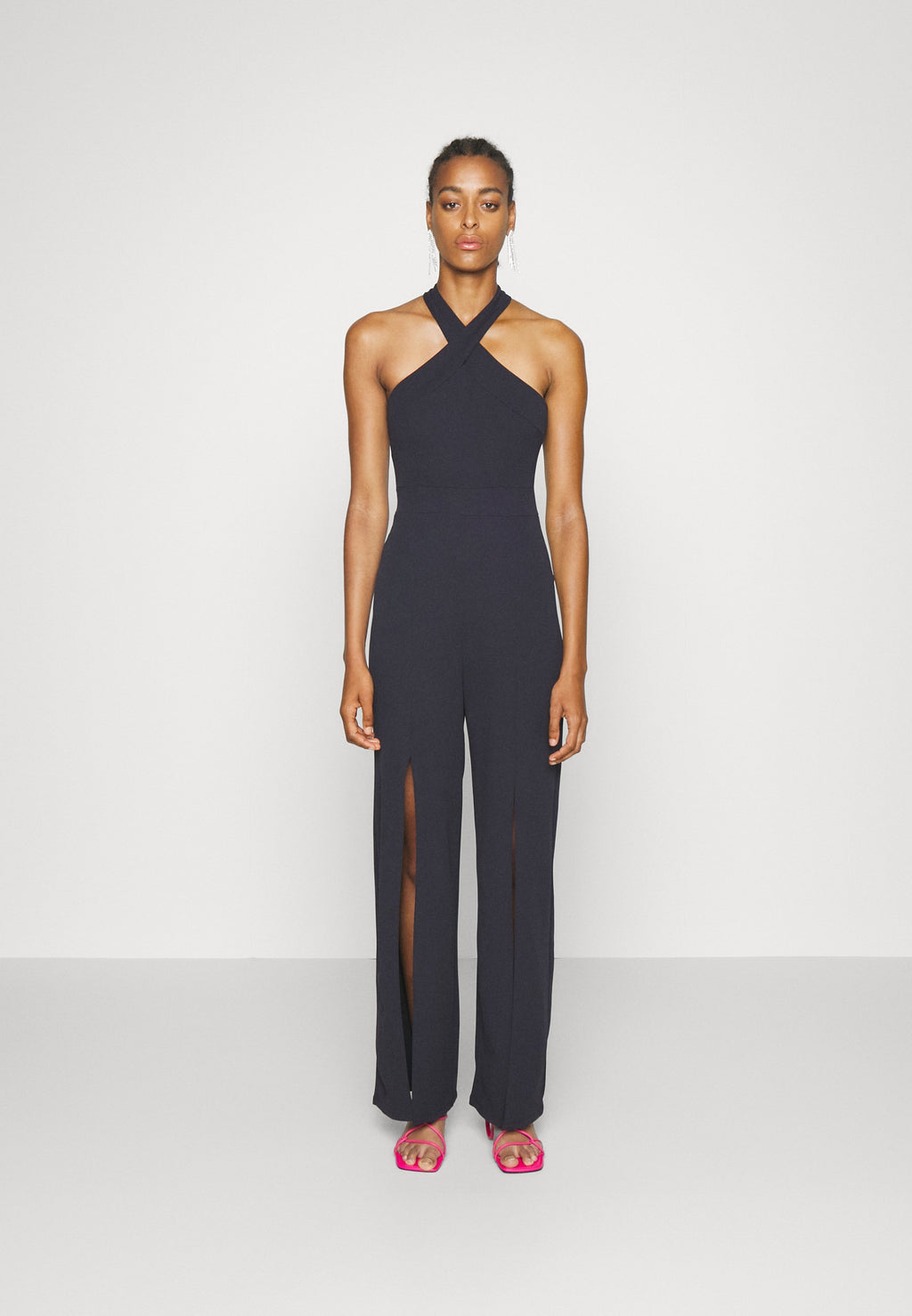 WAL G TALL ALFO CROSS NECK JUMPSUIT