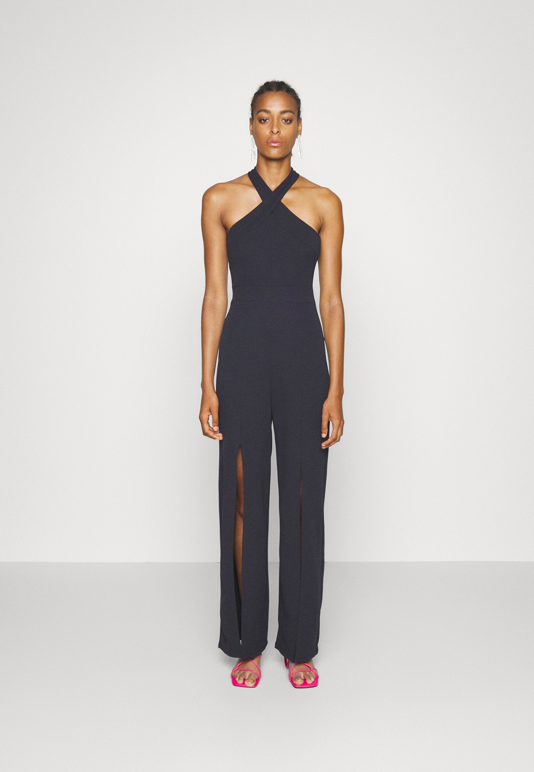 WAL G TALL ALFO CROSS NECK JUMPSUIT
