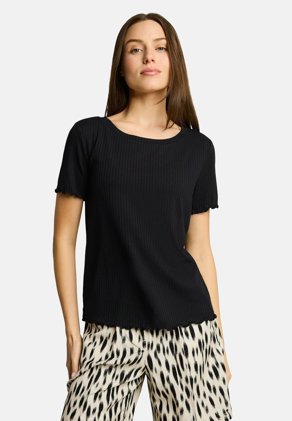 TOM TAILOR Basic T-shirt - deep black