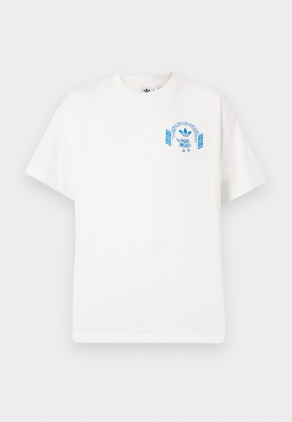 adidas Originals MUSIC FESTS TEE UNISEX - Print T-shirt - core white