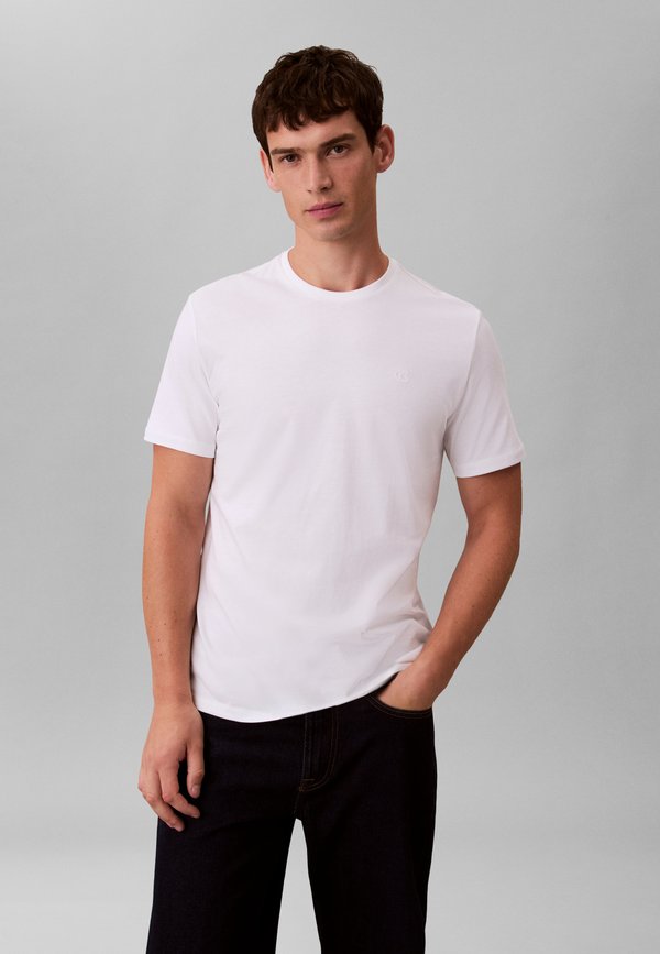 Calvin Klein Jeans SS CLASSIC MONOGRAM TEE - Basic T-shirt - bright white