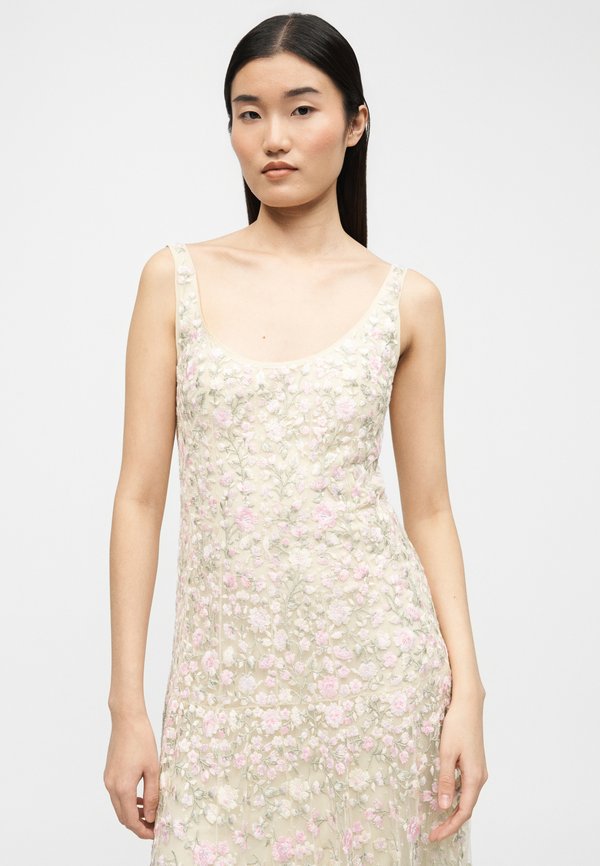 Needle & Thread SYLVIA ROSE SCOOP NECK ANKLE GOWN