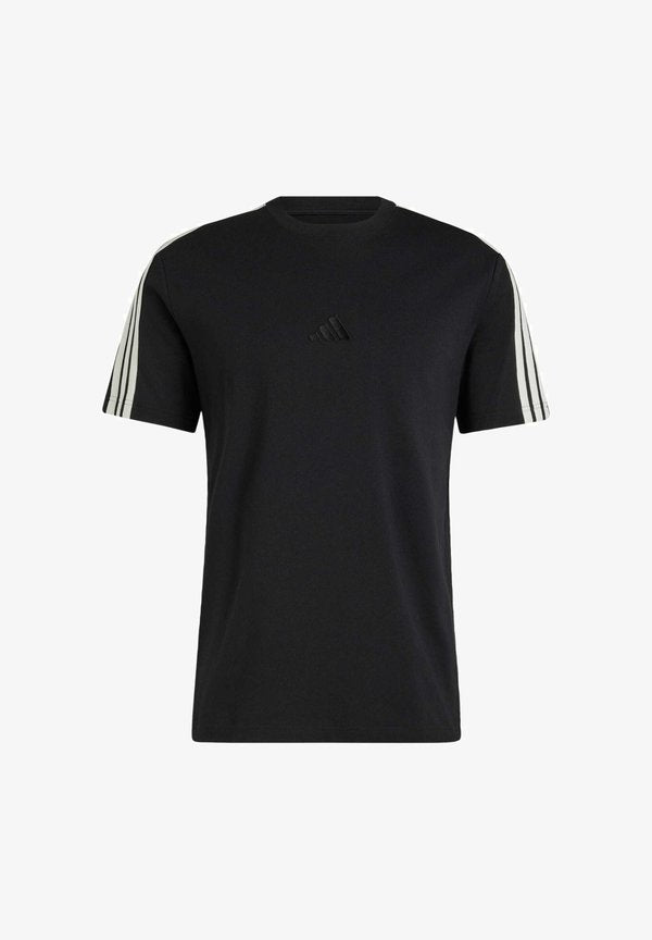 adidas Sportswear ADIDAS SPORTSWEAR ADIDAS KIT 3-STRIPES REGULAR T-SHIRT - Print T-shirt - black/off white