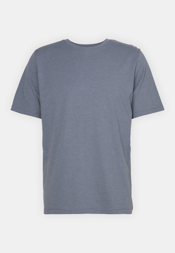 Jack & Jones JJEORGANIC MELANGE TEE SS O-NECK NOOS - Basic T-shirt - flint stone detail:melange