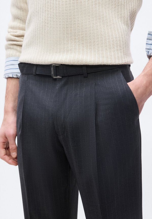 Calvin Klein STRAIGHT PINSTRIPE BELTED