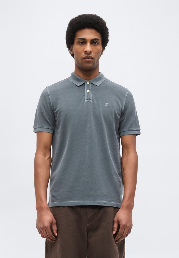 Marc O'Polo SHORT SLEEVE SLITS AT HEM EMBROIDERY