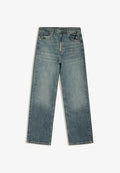 Bershka BAGGY JEANS - Baggy Jeans - dark blue