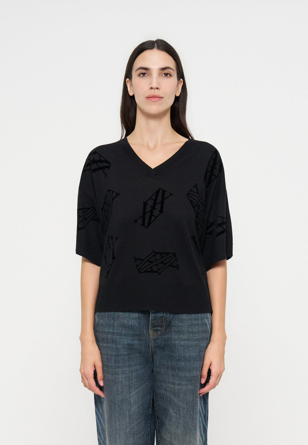 Armani Exchange T-Shirt print Media 1