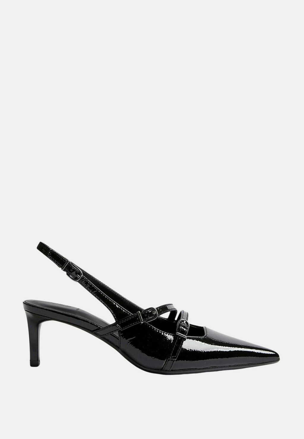 Marks & Spencer BUCKLE KITTEN HEEL SLINGBACKS