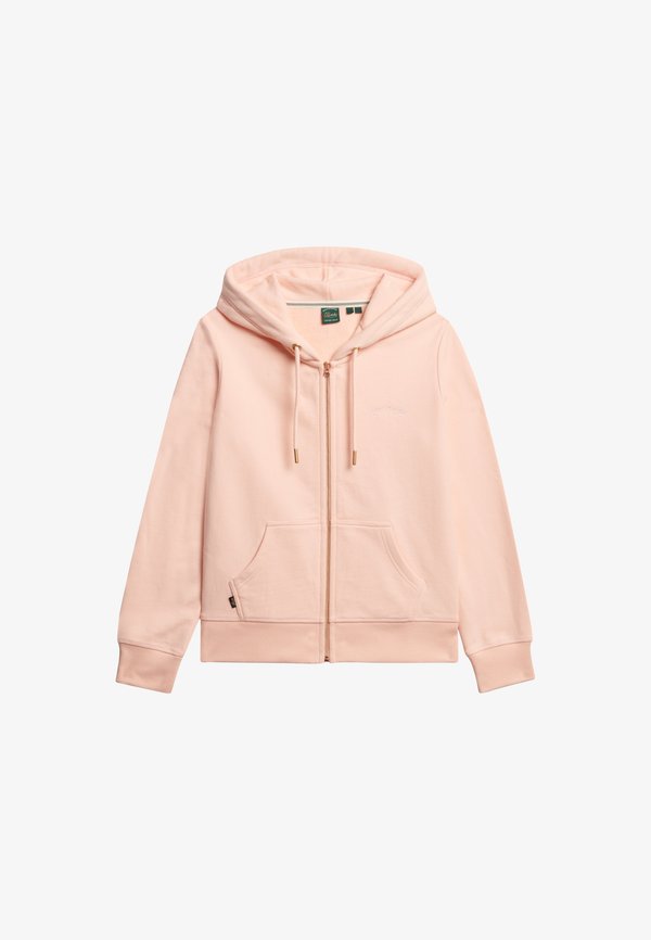 Superdry & Co Zip-up sweatshirt - pale rose pink