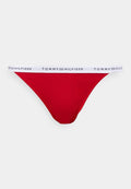Tommy Hilfiger REPEAT LOGO WAISTBAND TANGA THONG - Thong - primary red