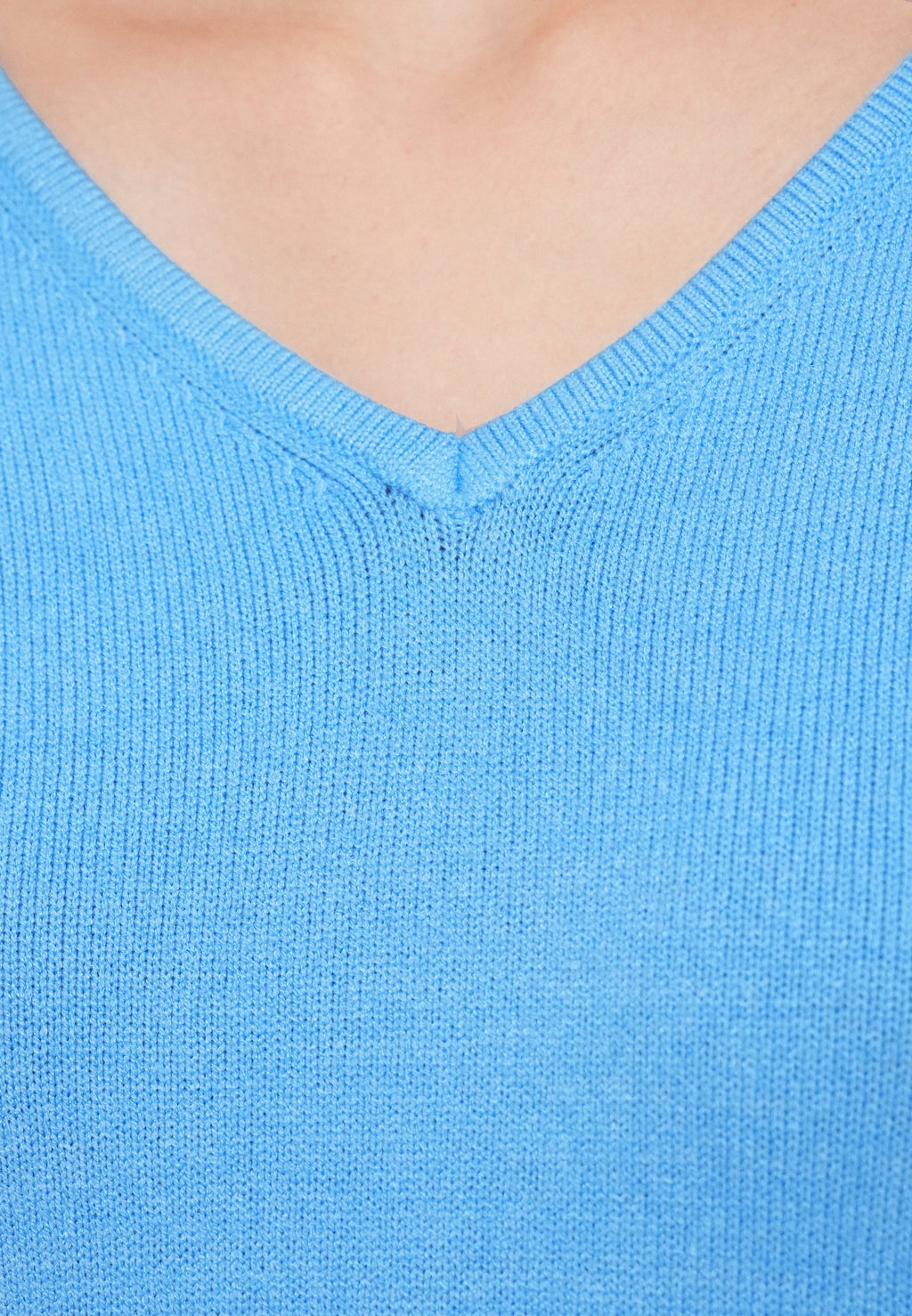 VILA VIRIL V-NECK L/S KNIT TOP - NOOS