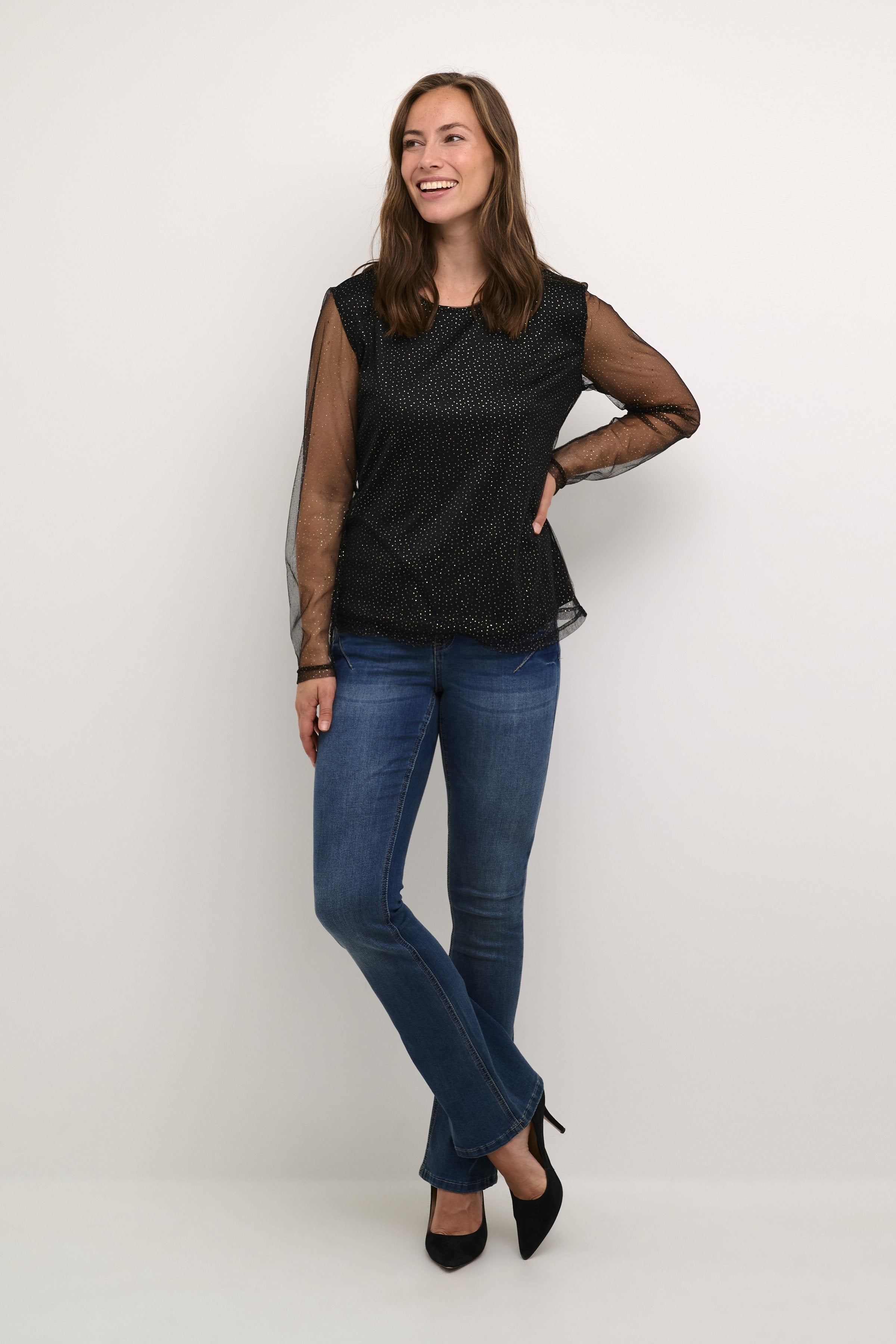 Cream CRTHAVA - GLITTER BLOUSE