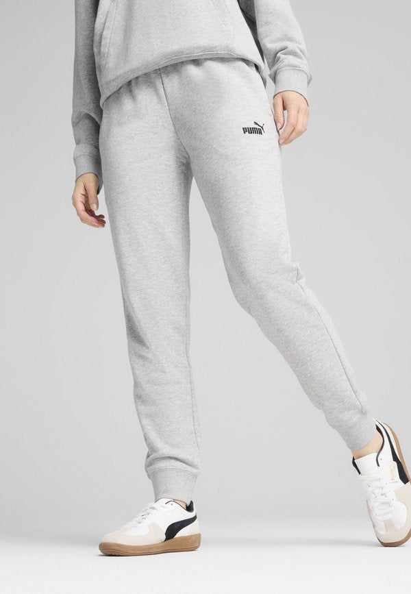 Puma ESS SMALL LOGO - Tracksuit bottoms - light gray heather