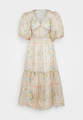 Malina FREYA POUF SLEEVE DRESS