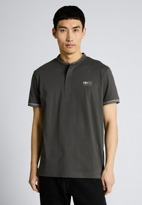 TOM TAILOR MIT STEHKRAGEN - Polo shirt - tarmac grey